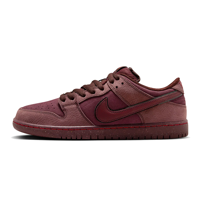 Nike sb maroon sales shoes
