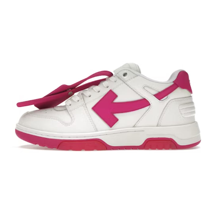 "OFF-WHITE Out Of Office Calf Leather White Fuchsia (W)"1