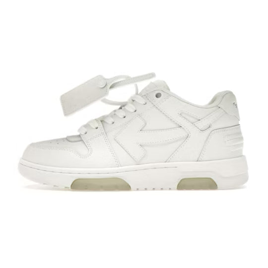OFF-WHITE OUT OF OFFICE CALF LEATHER TRIPLE WHITE (W)1