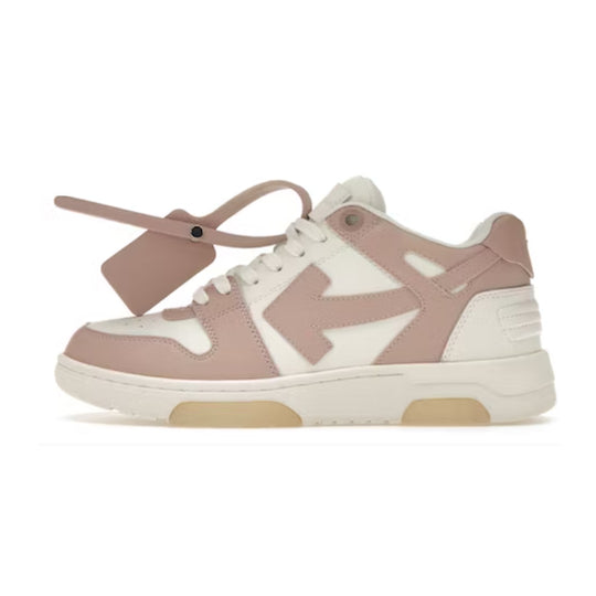 "OFF-WHITE Out Of Office ""OOO"" Low Tops White Pink (W)"1