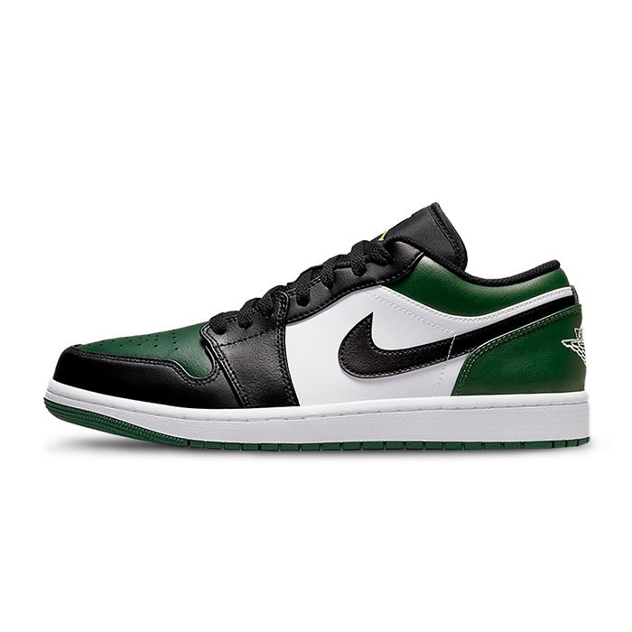 Jordan 1 low top green and black