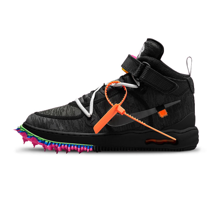 Nike Air Force 1 Mid Off-White Black – Sneaker Plug India